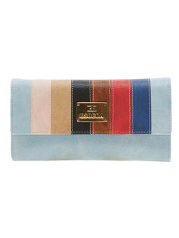ESBEDA - Blue Solid Pu Synthetic Material Wallet