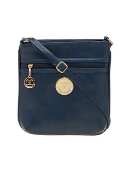 ESBEDA - Blue Solid Pu Synthetic Material Sling Bag