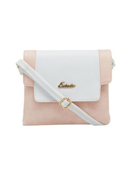 ESBEDA - Pink Solid Pu Synthetic Material Sling Bag