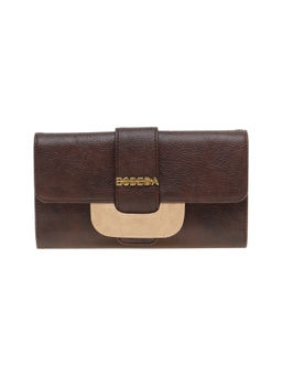 ESBEDA - Brown Solid Pu Synthetic Material Wallet
