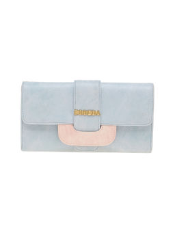 ESBEDA - Light Blue Solid Pu Synthetic Material Wallet