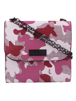 ESBEDA - Multi-Color Self Design Pu Synthetic Sling Bag