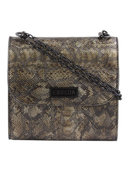 ESBEDA - Brown Snake Work Pu Synthetic Sling Bag