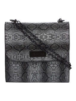 ESBEDA - Black Snake Work Pu Synthetic Sling Bag