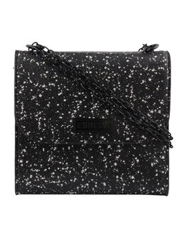 ESBEDA - Black Printed Pu Synthetic Sling Bag