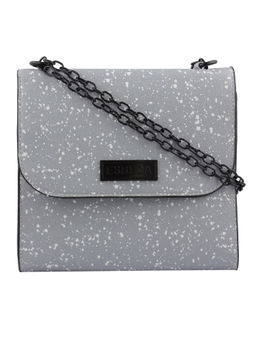 ESBEDA - Grey Printed Pu Synthetic Sling Bag