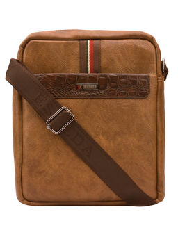 ESBEDA - Camel Brown Color Medium Size Dry Milk Sling Bag