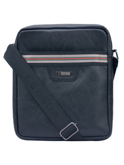 ESBEDA - Black Color Medium Size Dry Milk Stripe Sling Bag