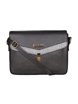 ESBEDA - Grey Color Medium Size Glitter Sling Bag