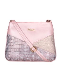 ESBEDA - Pink Color Medium Size Chunky Glitter Sling Bag