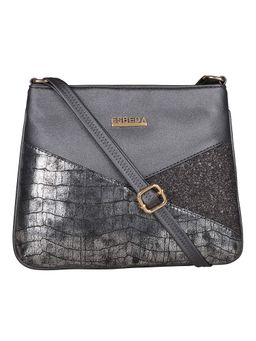 ESBEDA - Grey Color Medium Size Chunky Glitter Sling Bag