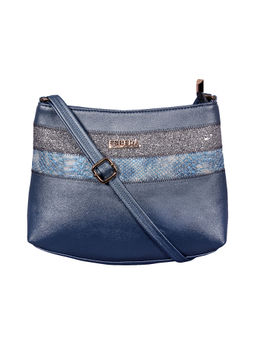 ESBEDA - Blue Color Medium Size Chunky Glitter Sling Bag