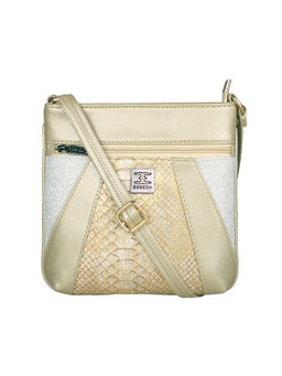 ESBEDA - Gold Medium Size Damask Sling Bag