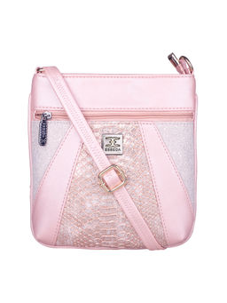 ESBEDA - Pink Color Medium Size Damask Sling Bag