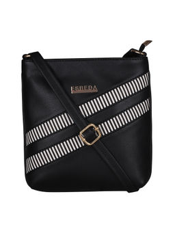 ESBEDA - Black Color Medium Size Rayon Sling Bag