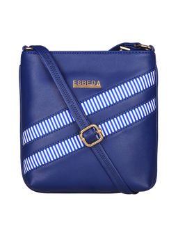 ESBEDA - Navy Blue Color Medium Size Rayon Sling Bag
