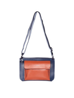 ESBEDA - Orange-Blue Color Solid Pattern Borse Sling Bag