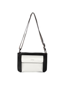 ESBEDA - White-Black Color Solid Pattern Borse Sling Bag