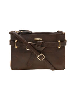 ESBEDA - Brown Solid Pu Synthetic Material Handbag