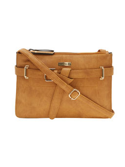 ESBEDA - Brown Solid Pu Synthetic Material Handbag