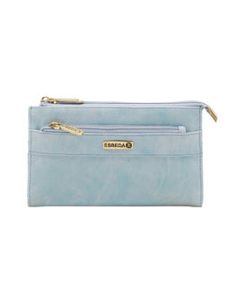 ESBEDA - Blue Solid Pu Synthetic Material Wallet