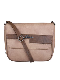 ESBEDA - Solid Beige Colour Sling Bag
