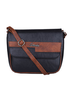 ESBEDA - Solid Black Colour Sling Bag