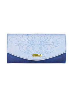 ESBEDA - Blue Color Pu Synthetic Material Stiches Wallets