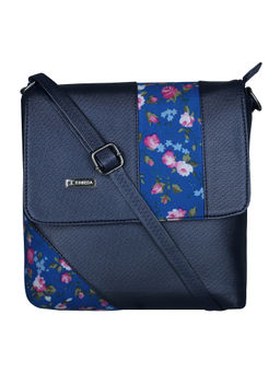 ESBEDA - Blue Color Pu Synthetic Material Spring Pearl Sling Bag