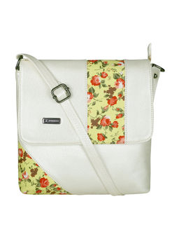 ESBEDA - Cream Color Pu Synthetic Material Spring Sapphire Sling Bag