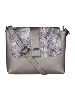 ESBEDA - Grey Color Pu Synthetic Material Autumn Grey Sling Bag
