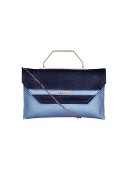 ESBEDA - Blue Color Small Glitter Envelope Sling Bag