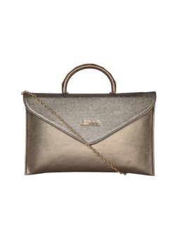ESBEDA - Metallic Color Small Saddle Envelope Sling Bag