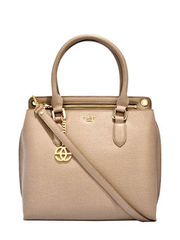 Eske - Beige Nunzia Double Zip Shopper Bag