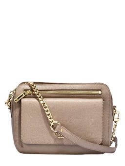 Eske - Beige Nunzia Small Zip Shopper Bag