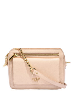 Eske - Nude Nunzia Small Zip Shopper Bag