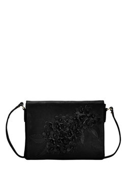 Eske - Black Lauren Flap Shoulder Bag