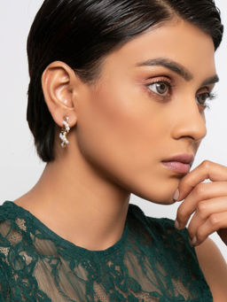 FabAlley - White Brass Earring