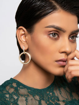 FabAlley - Gold Brass Earring