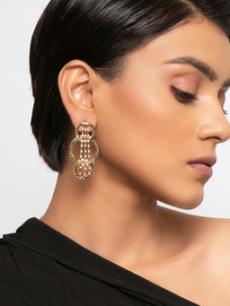 FabAlley - Gold Brass Earring
