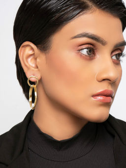 FabAlley - Gold Brass Earring