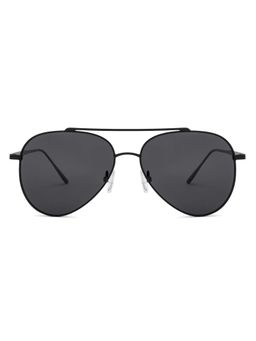 John Jacobs - Black Full Rim Aviator Sunglasses