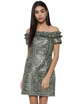 Kazo - Gold Celine Mini Dress