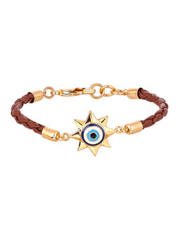 Outhouse - Aeternum Trinity Unisex Bracelet - Oakwood Brown
