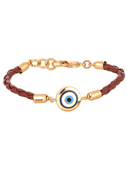 Outhouse - Aeternum Circle Of Protego Unisex Bracelet - Oakwood Brown