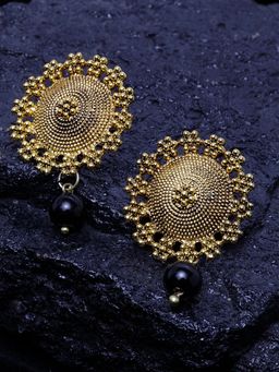 PANASH - Gold-toned Circular Stud Earrings