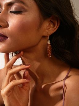 Pipa Bella by Nykaa Fashion - Gold Tassel Earrings