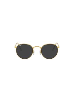Ray-Ban - Gold Round Polarized Sunglasses - 0RB3447
