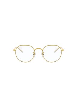 Ray-Ban - Gold Round Clear Optical Frame - 0RX6465