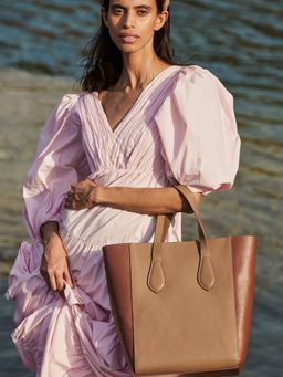 Tann-ed - The Ordinary tote - Taupe And Caramel